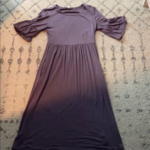 Lavender maxi dress